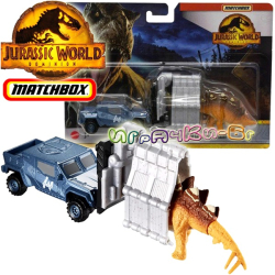 Jurassic World Dominion Matchbox Игрален комплект Stegosaurus Claw Carrier HB